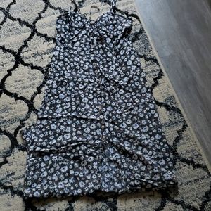 AEO button front maxi dress